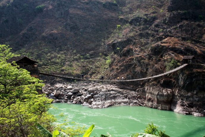 Jinlong Bridge of Jinsha River in Lijiang