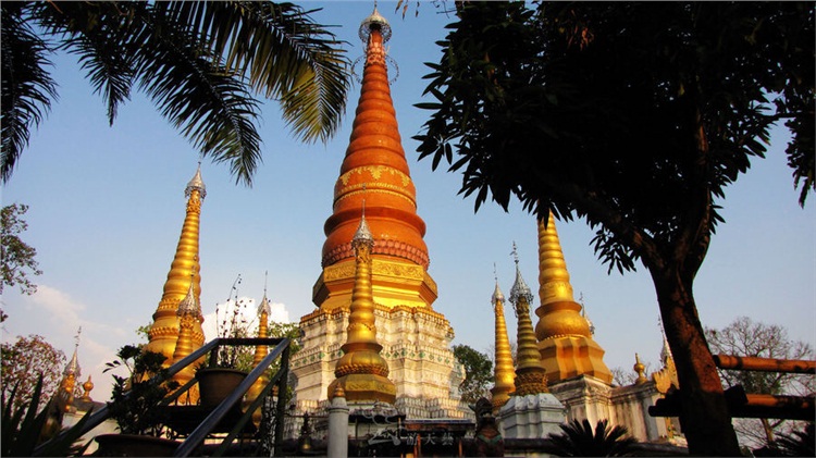 Great Jiele Golden Pagoda in Ruili City
