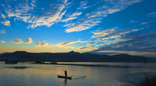 Yilong Lake in Shiping County,Honghe