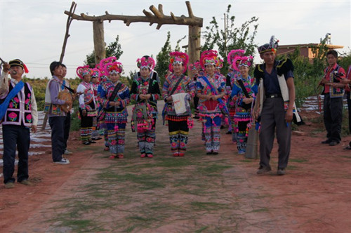 Zhugeying Village in Yongren County,Chuxiong