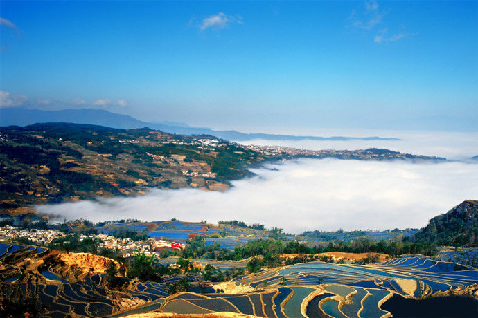 Bada Rice Terraces Cloud Sea