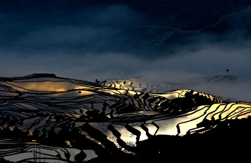 Bada Rice Terraces Cloud Sea