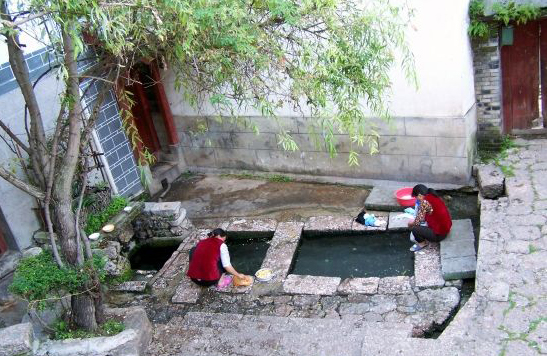 Three Wells in Lijiang Old Town