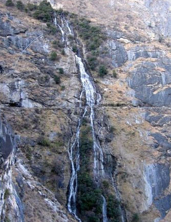Guanyin Waterfalls of Tiger Leaping Gorge