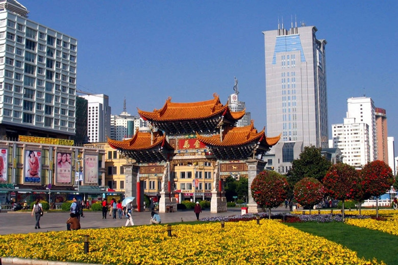 The Golden Horse and Jade Rooster Archway in Kunming