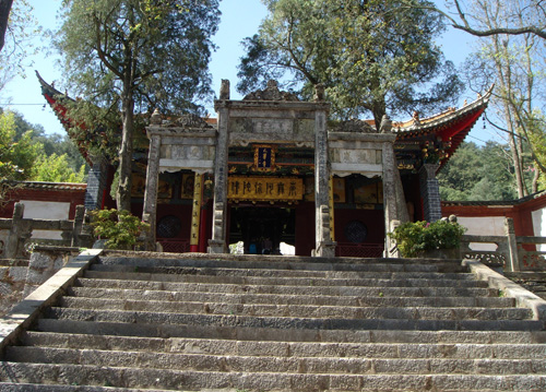 Taihua Temple in Western Hill in Kunming