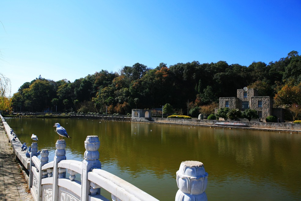 Baiyukou Park in West Dianchi Lake in Kunming