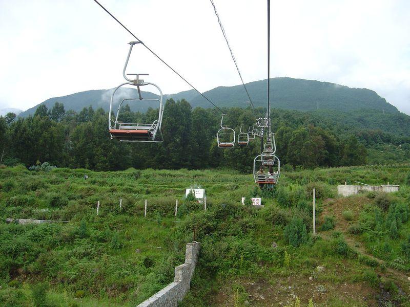 Tianlong Ropeway of Cangshan Mountain in Dali