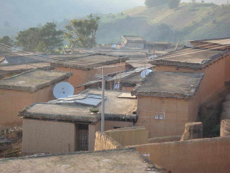 Hani Earthen Houses Of Naha Town in Mojiang County