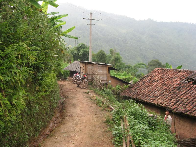 Hani Earthen Houses Of Naha Town in Mojiang County