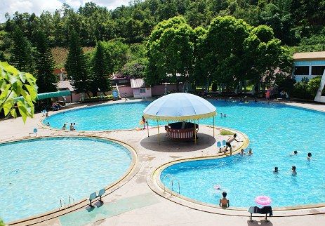 the White Sand Slope Hot Spring in Wenshan