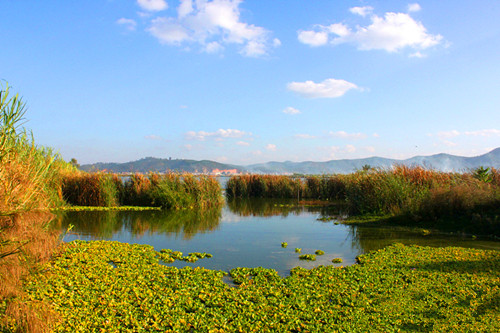 Yilong Lake in Shiping County,Honghe