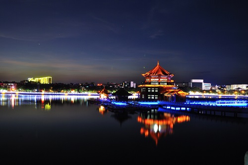 The Golden Lake in Gejiu City