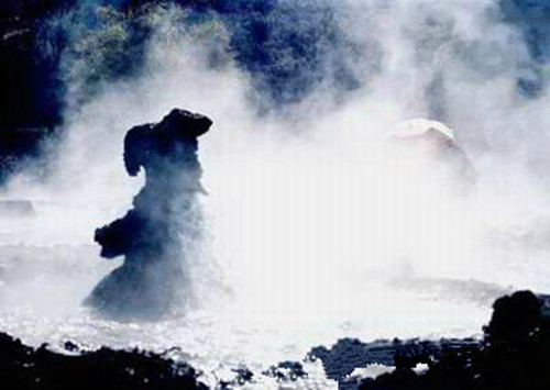 Wuzhe Hot Spring in Luxi County,Honghe