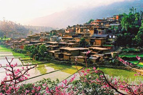 Chengzi Ancient Village in Luxi County,Honghe