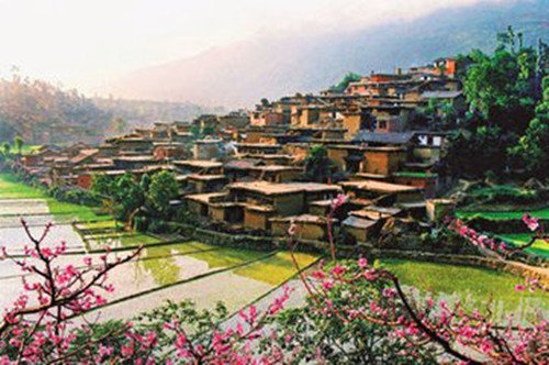 Chengzi Ancient Village in Luxi County,Honghe