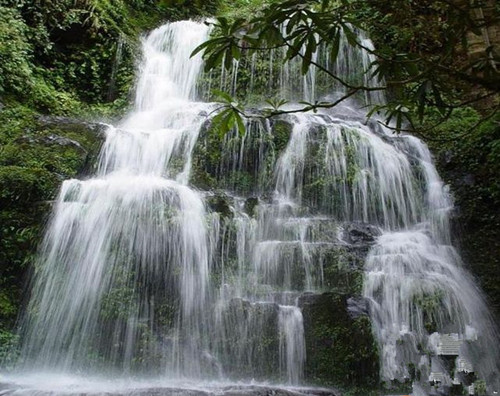 Ladeng Waterfalls in Jinping County,Honghe