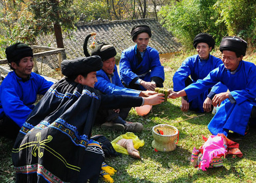 Three Cups Liquor of Yi Minority,Chuxiong