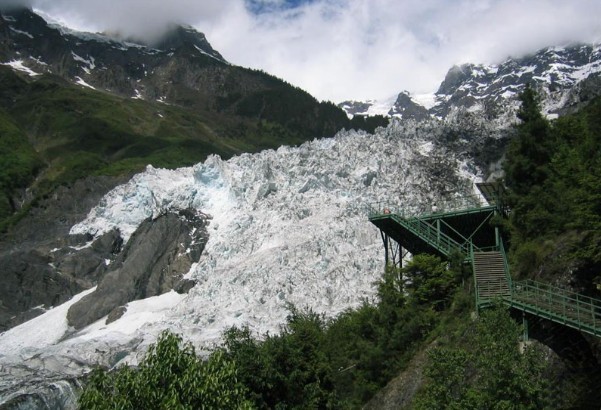 Mingyong Glacier of Meili Snow Mountain in Diqing