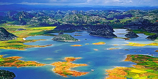 Haifeng Wetland Nature Reserve in Zhanyi County,Qujing