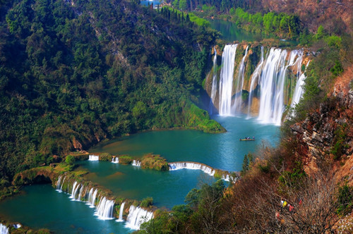 Nine Dragons Waterfall in Luoping County