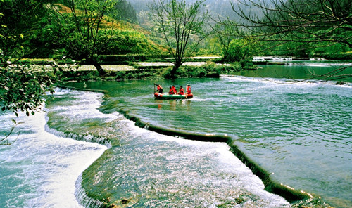 Duoyi River Scenic Spot in Luoping County,Qujing