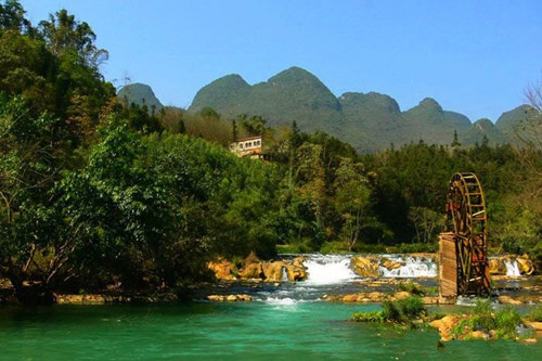 Duoyi River Scenic Spot in Luoping County,Qujing