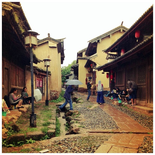 Xinjiao Temple in Shaxi Old Town