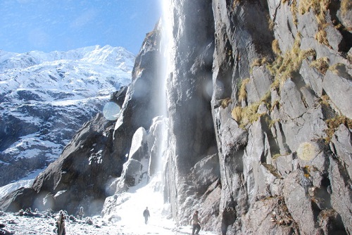 Sacred Waterfall of Yubeng 