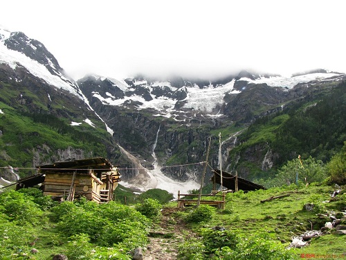 Sacred Waterfall of Yubeng 