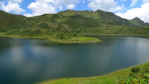 Heihai Lake and Huanghai Lake in Haba Snow Mountain