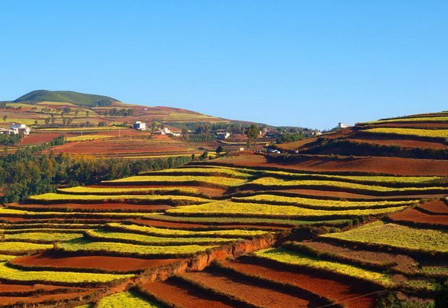 Lepuwa Village of Dongchuan Red Land,Kunming