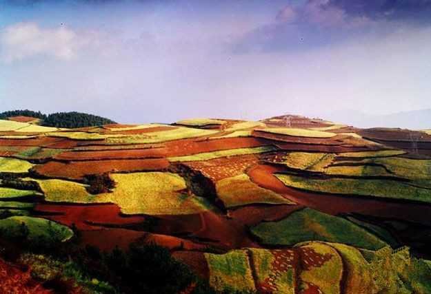 Huashitou Village of Dongchuan Red Land,Kunming