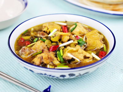 Baozhu Sour soup chicken